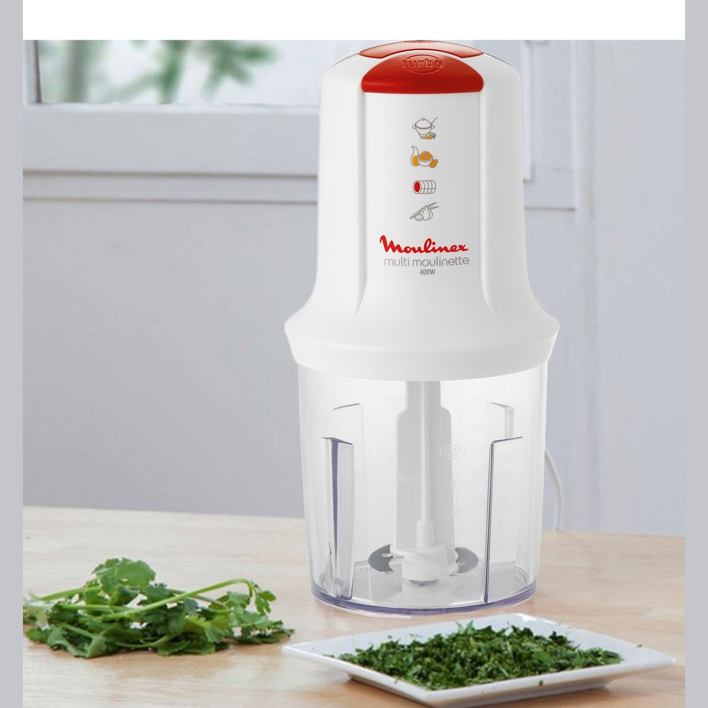Moulinex Mini Chopper 3 In 1 - White