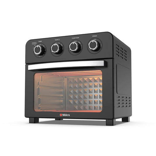 Milex  Manual Air Fryer Oven Black